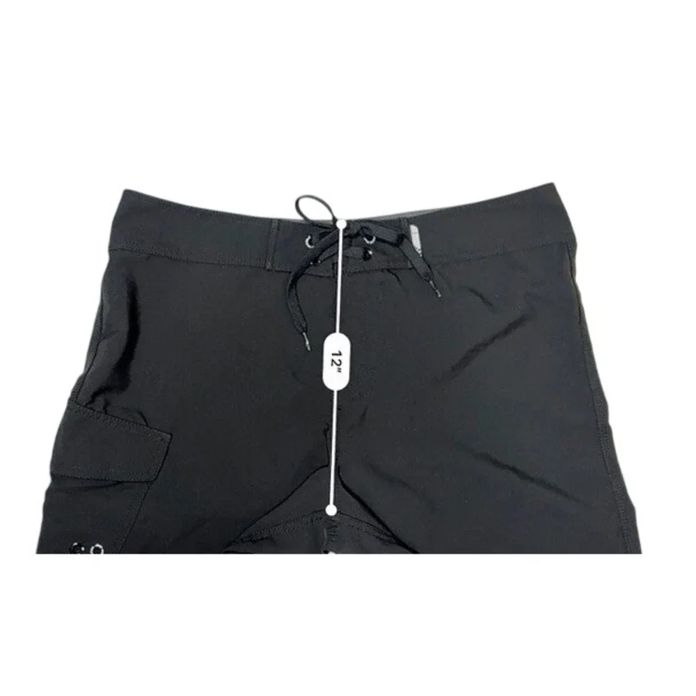 The North Face Black Hybrid Cargo Board Shorts‎ 38 Swim Quick Drying 11